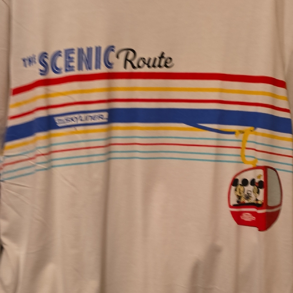 Walt Disney World Epcot The Scenic Route Skyliner Shirt